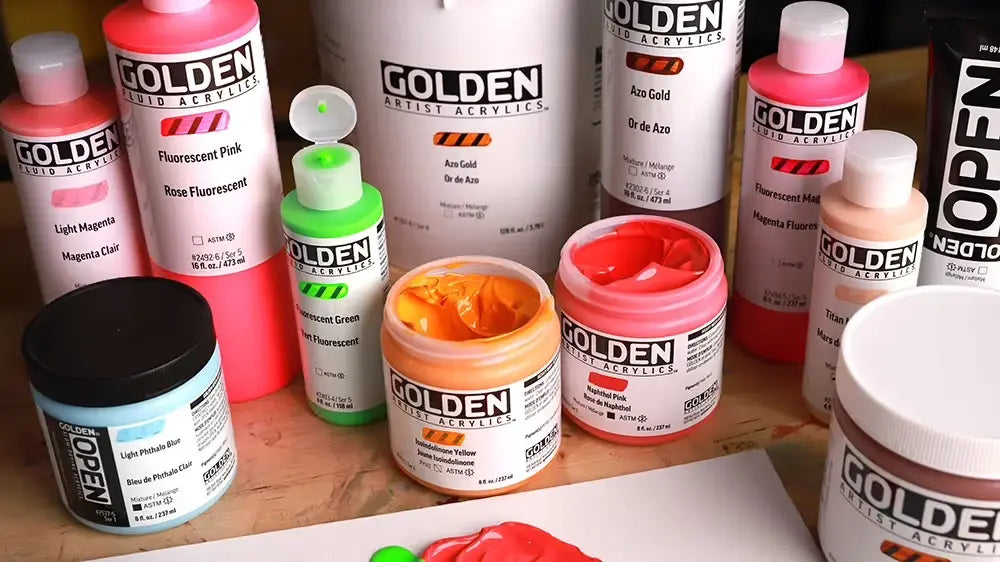 What is the reason behind the popularity of Golden Acrylics?