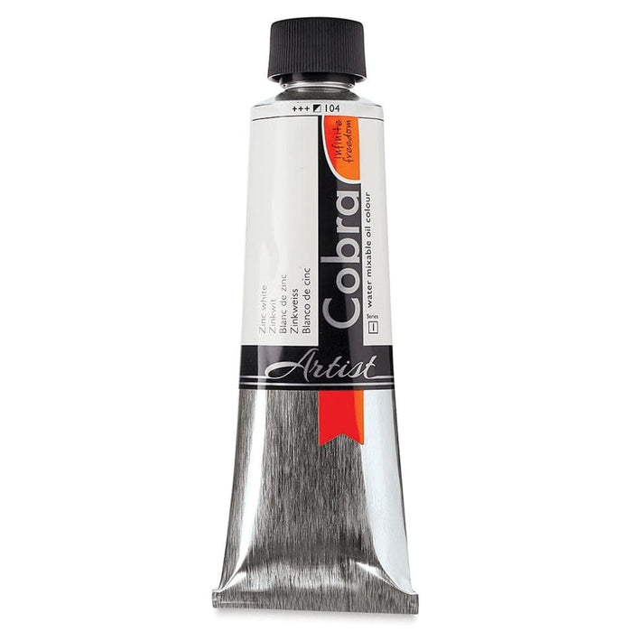COBRA OILS COBRA 150ml 104 Zinc White Cobra Oils