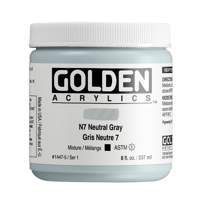 Golden HEAVY BODY Neutral Grey N7