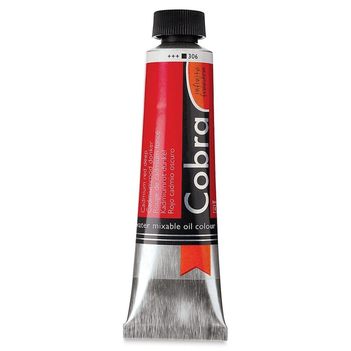 306 Cadmium Red Deep Cobra Oils 40ml