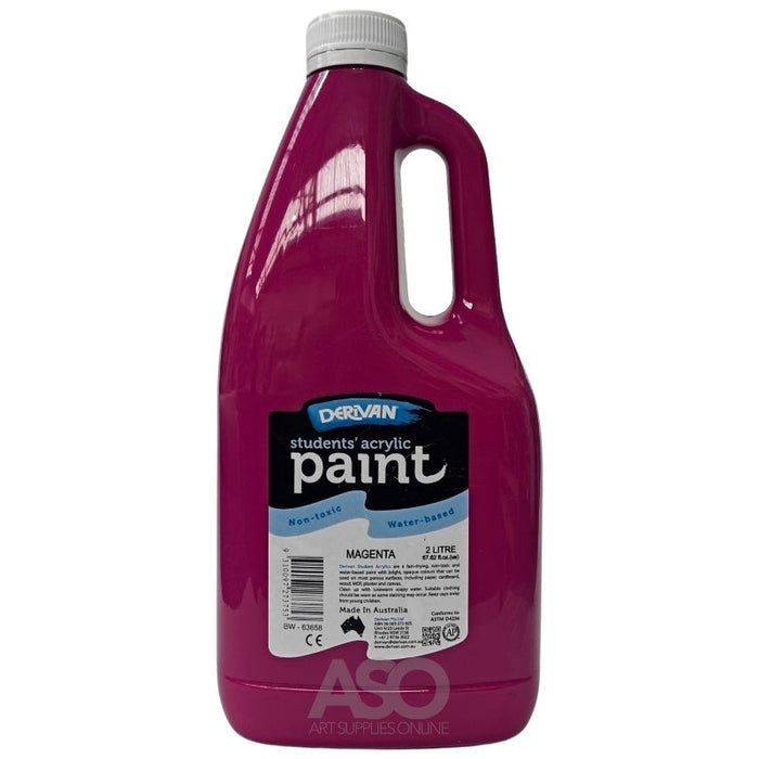 Derivan Student Acrylic 2 Litre - Art Supplies Online