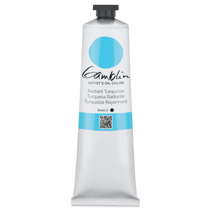 Radiant Turquoise Gamblin Oil