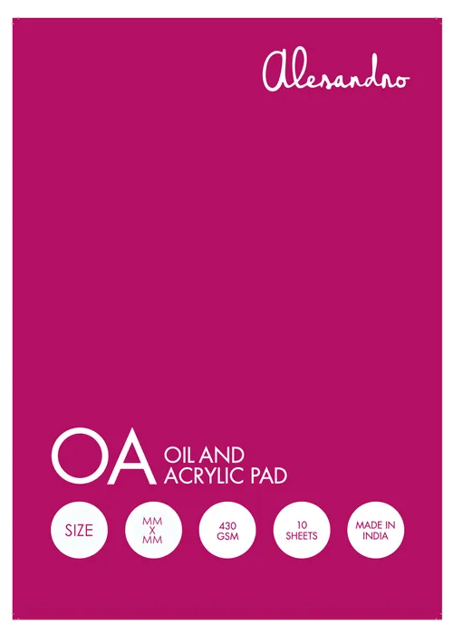 ALESANDRO CANVAS ALESANDRO Artist 4 Coats Polyester Pads
