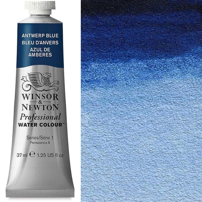 WINSOR & NEWTON WATERCOLOURS WINSOR & NEWTON Antwerp Blue 010 Winsor & Newton Watercolours 37ml