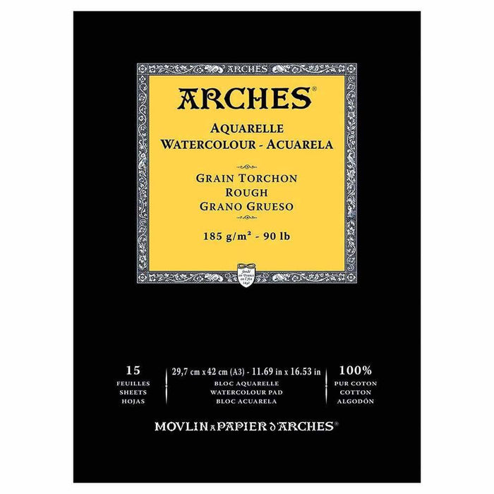 ARCHES PADS ARCHES A3 (297x420mm) 185gsm - Rough (RGH) Arches Watercolour Pads