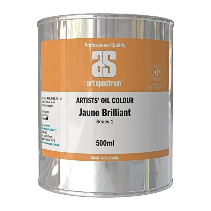 ART SPECTRUM OILS ART SPECTRUM 500ml Art Spectrum Jaune Brilliant