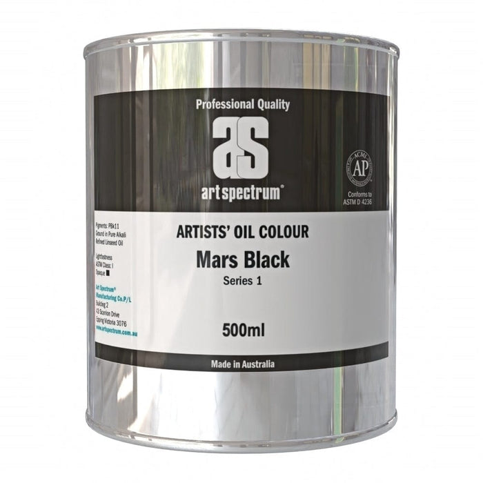 ART SPECTRUM OILS ART SPECTRUM 500ml Art Spectrum Mars Black