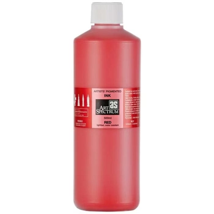 ART SPECTRUM INKS ART SPECTRUM Red Art Spectrum Pigmented Inks 500ml