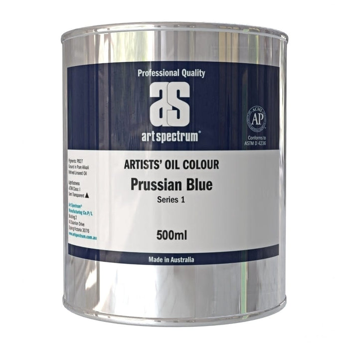 ART SPECTRUM OILS ART SPECTRUM 500ml Art Spectrum Prussian Blue