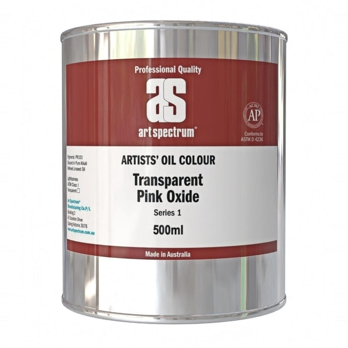 ART SPECTRUM OILS ART SPECTRUM 500ml Art Spectrum Transparent Pink Oxide