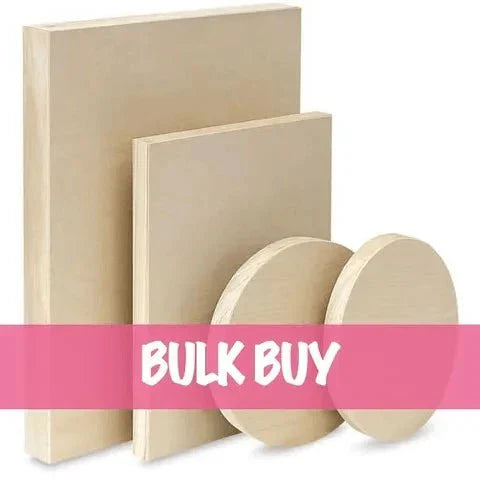 ALESANDRO CANVAS ALESANDRO 60x60cm Artist Birch Panels 20mm Depth 10 Pack