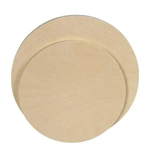 ALESANDRO CANVAS ALESANDRO Pack 10 / 30cm Round Artist Birch Round Panels 22mm Depth