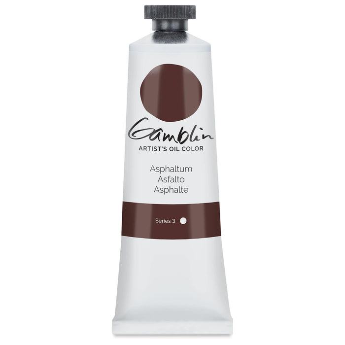 GAMBLIN ARTIST OILS GAMBLIN 37ml Asphaltum Gamblin Oil