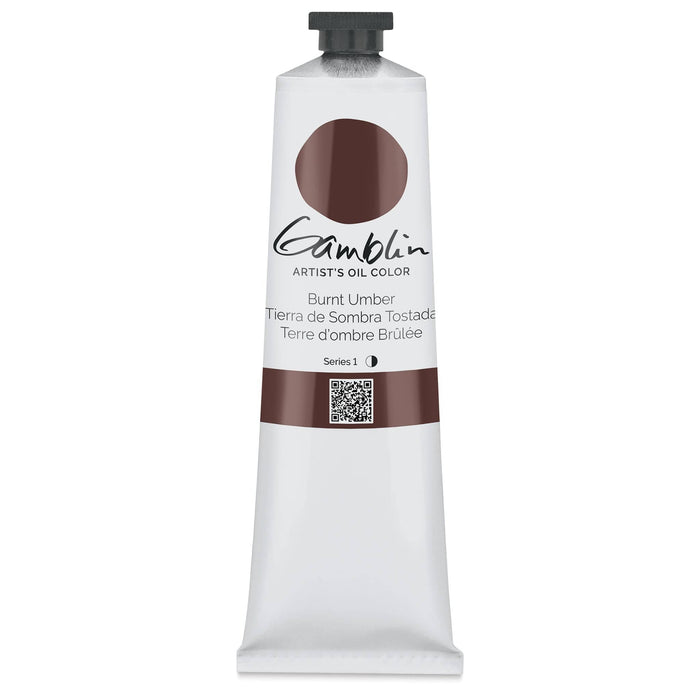 GAMBLIN ARTIST OILS GAMBLIN 150ml Burnt Umber Gamblin Oil
