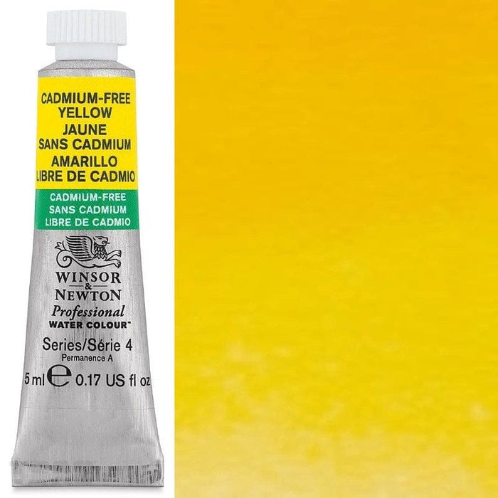 WINSOR & NEWTON WATERCOLOURS WINSOR & NEWTON Cadmium Free Yellow Winsor & Newton Watercolours 5ml
