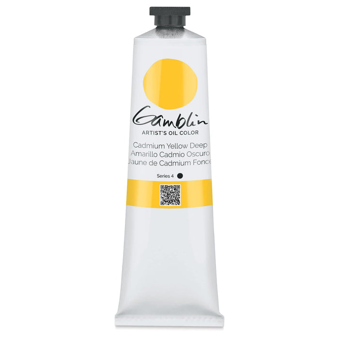GAMBLIN ARTIST OILS GAMBLIN 150ml Cadmium Yellow Deep Gamblin Oil
