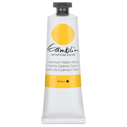 GAMBLIN ARTIST OILS GAMBLIN 37ml Cadmium Yellow Deep Gamblin Oil