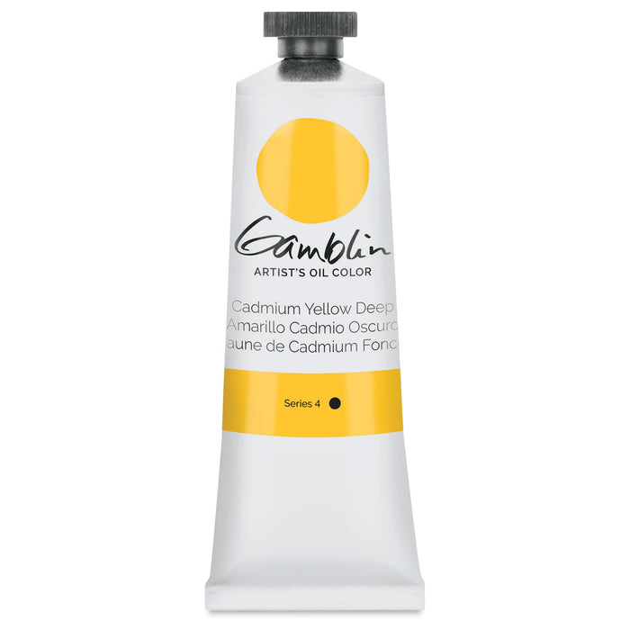 GAMBLIN ARTIST OILS GAMBLIN 37ml Cadmium Yellow Deep Gamblin Oil