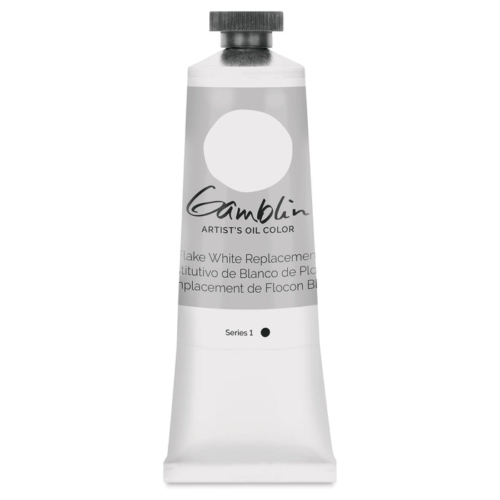 GAMBLIN ARTIST OILS GAMBLIN 37ml Flake White Replacement Gamblin Oil