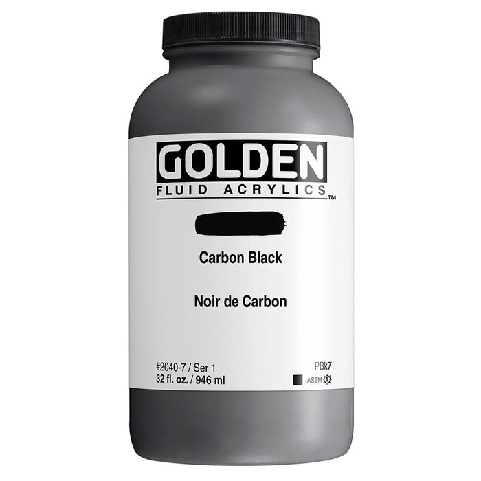 GOLDEN FLUID GOLDEN 946ml Golden FLUID Carbon Black