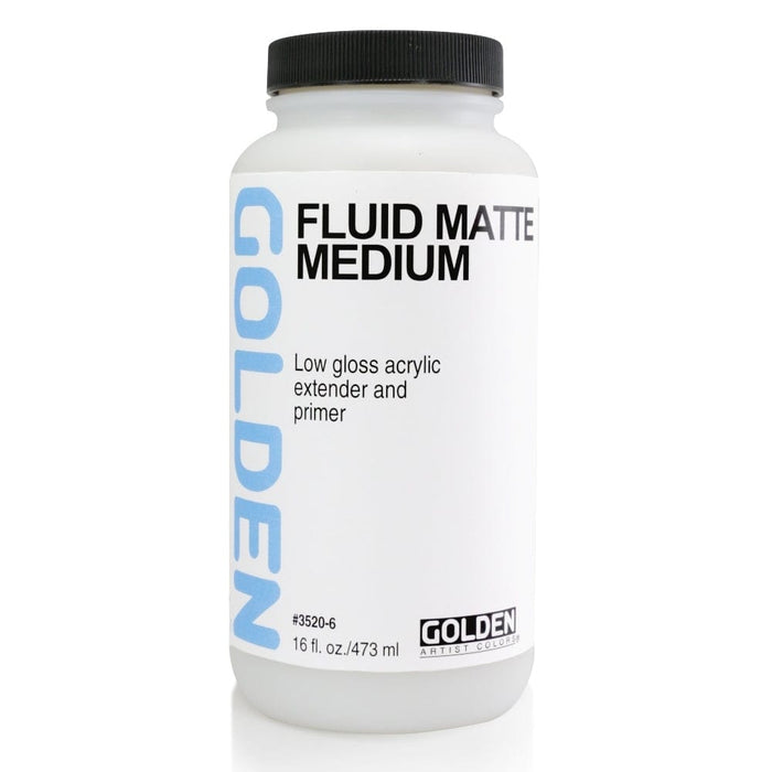 GOLDEN MEDIUMS GOLDEN 473ml Golden Fluid Matte Medium