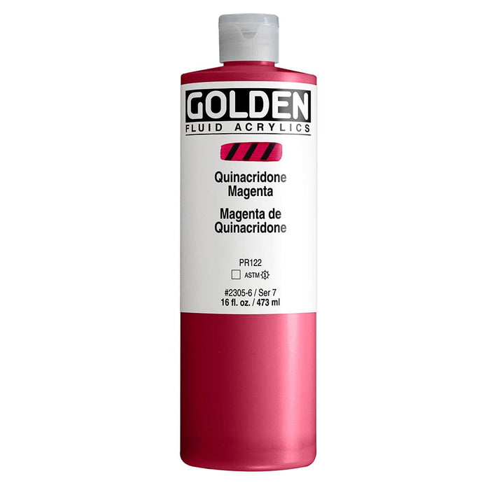 GOLDEN FLUID GOLDEN 473ml Golden FLUID Quinacridone Magenta