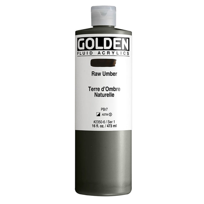 GOLDEN FLUID GOLDEN 473ml Golden FLUID Raw Umber