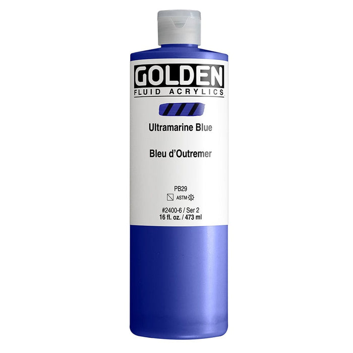 GOLDEN FLUID GOLDEN 473ml Golden FLUID Ultramarine Blue