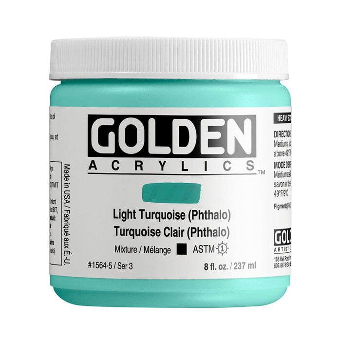 GOLDEN HEAVY BODY GOLDEN 236ml Golden HEAVY BODY Light Turquoise (Phthalo)