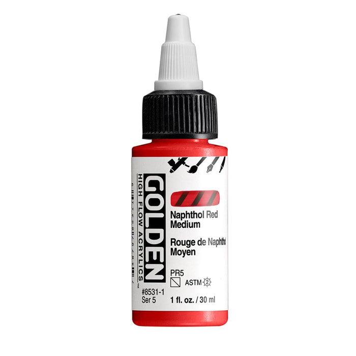 GOLDEN HIGH FLOW GOLDEN 30ml Golden HIGH FLOW Naphthol Red Medium