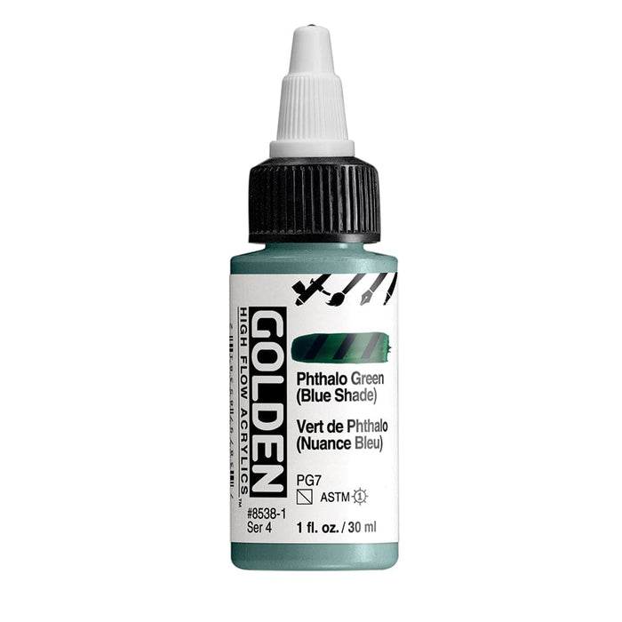 GOLDEN HIGH FLOW GOLDEN 30ml Golden HIGH FLOW Phthalo Green (Blue Shade)