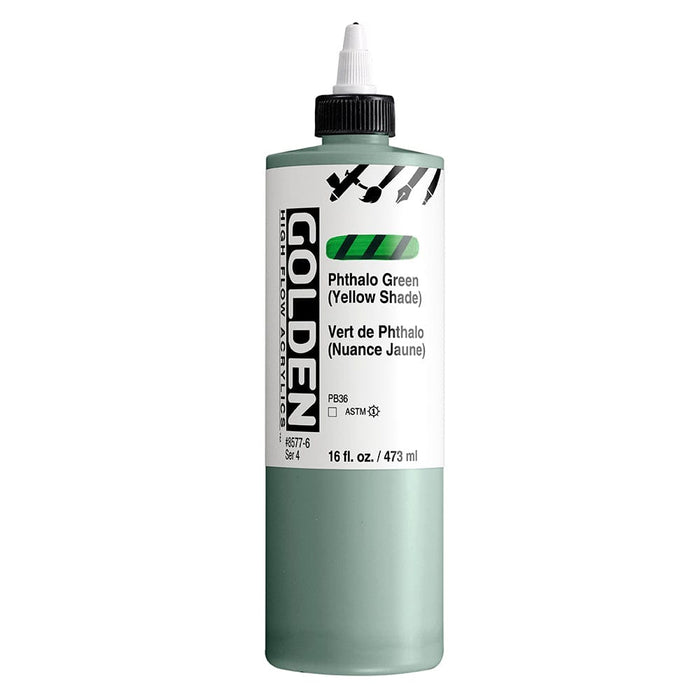 GOLDEN HIGH FLOW GOLDEN 473ml Golden HIGH FLOW Phthalo Green (Yellow Shade)