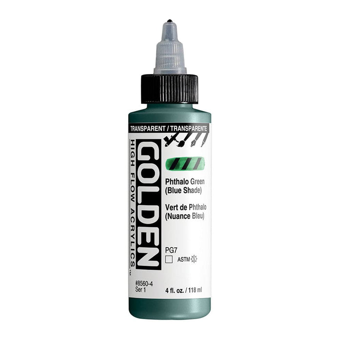 GOLDEN HIGH FLOW GOLDEN 118ml Golden HIGH FLOW Transparent Phthalo Green (Blue Shade)