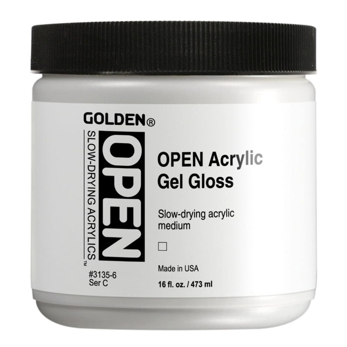 GOLDEN MEDIUMS GOLDEN 473ml Golden OPEN Acrylic Gel (Gloss)