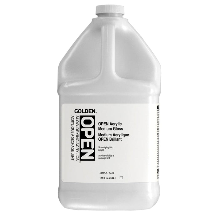 GOLDEN MEDIUMS GOLDEN 3.78 Litre Golden OPEN Acrylic Medium (Gloss)
