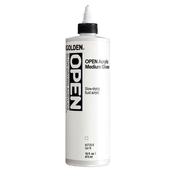 GOLDEN MEDIUMS GOLDEN 473ml Golden OPEN Acrylic Medium (Gloss)