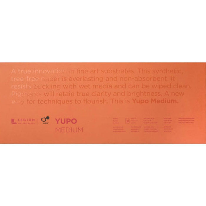 LEGION LEGION Legion Yupo Medium 200gsm Pad (10 Sheets 6x15 inches)