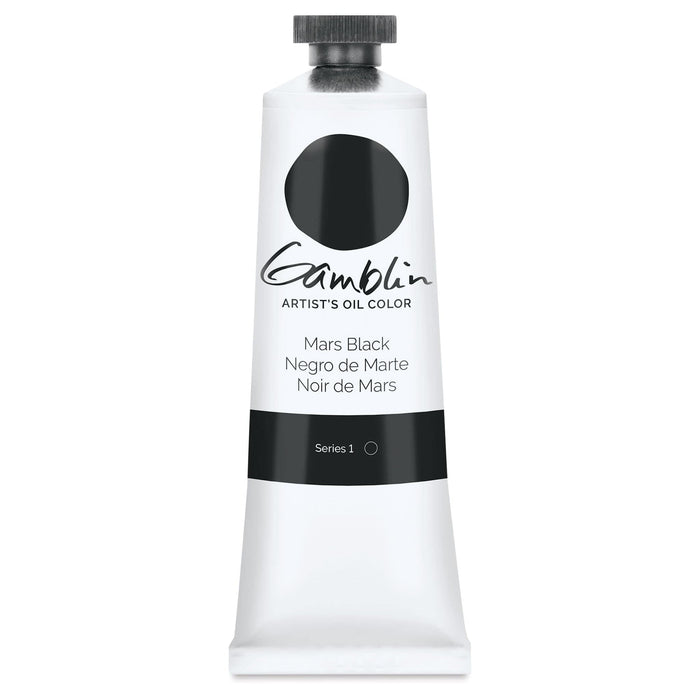 GAMBLIN ARTIST OILS GAMBLIN 37ml Mars Black Gamblin Oil