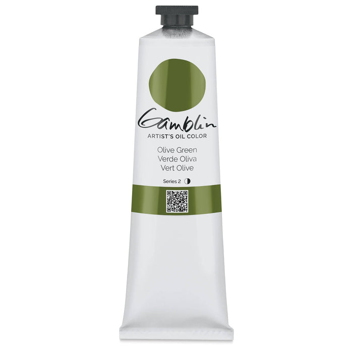 GAMBLIN ARTIST OILS GAMBLIN 150ml Olive Green Gamblin Oil