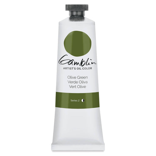GAMBLIN ARTIST OILS GAMBLIN 37ml Olive Green Gamblin Oil