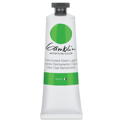 GAMBLIN ARTIST OILS GAMBLIN 37ml Permanent Green Light Gamblin Oil