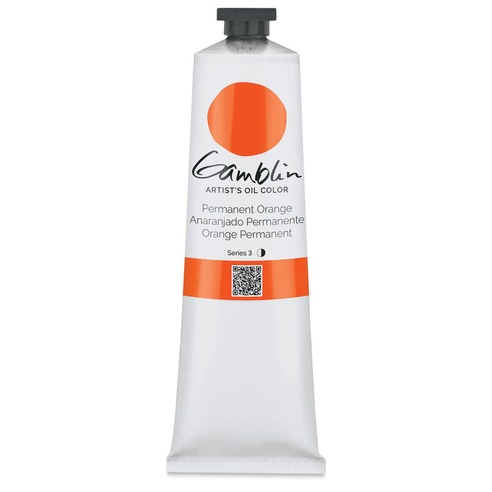 GAMBLIN ARTIST OILS GAMBLIN 150ml Permanent Orange Gamblin Oil
