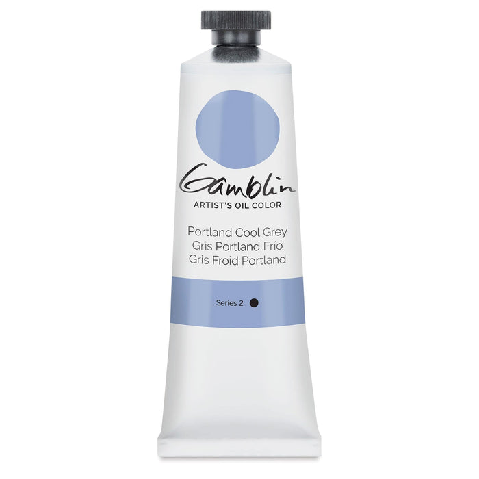 GAMBLIN ARTIST OILS GAMBLIN 37ml Portland Cool Grey Gamblin Oil