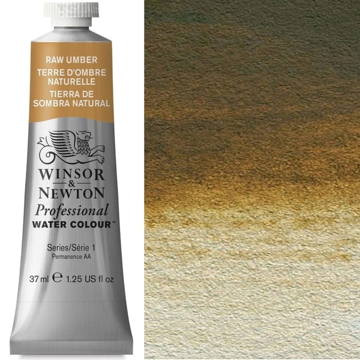 WINSOR & NEWTON WATERCOLOURS WINSOR & NEWTON Raw Umber 554 Winsor & Newton Watercolours 37ml