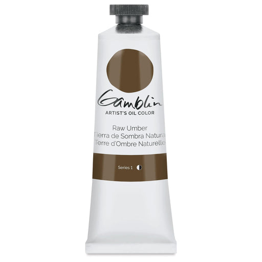 GAMBLIN ARTIST OILS GAMBLIN 37ml Raw Umber Gamblin Oil