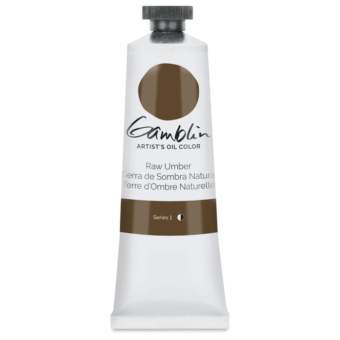 GAMBLIN ARTIST OILS GAMBLIN 37ml Raw Umber Gamblin Oil