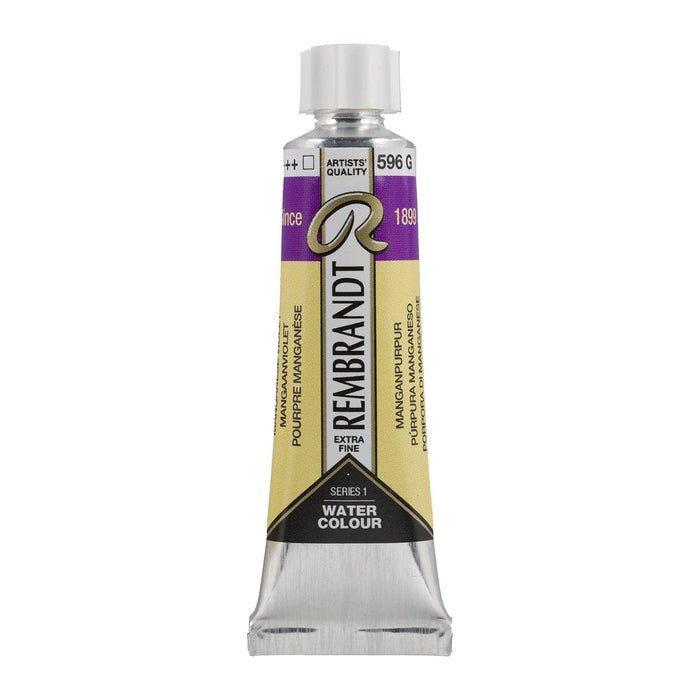 REMBRANDT WATERCOLOURS REMBRANDT WATERCOLOURS Rembrandt Watercolour 10ml - 596 - Manganese Violet
