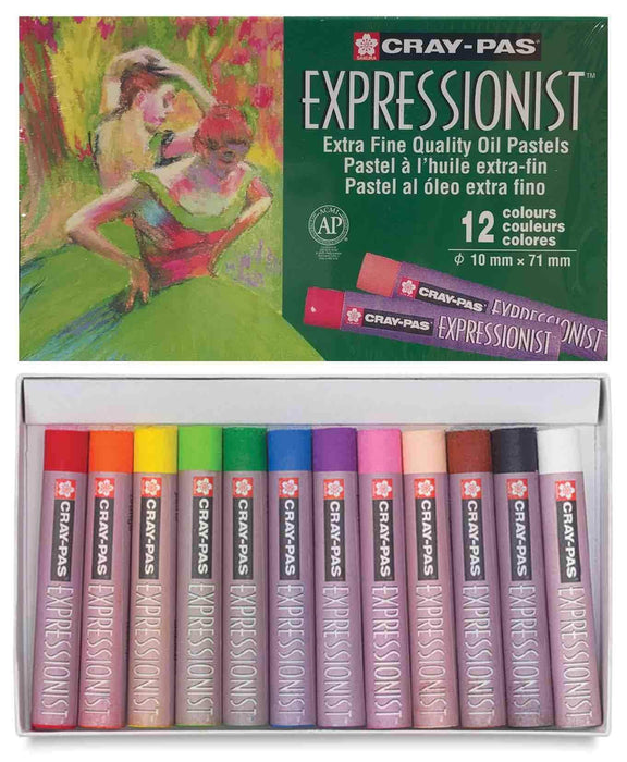 SAKURA SAKURA Set 12 Sakura CrayPas Expressionist Oil Pastel Sets