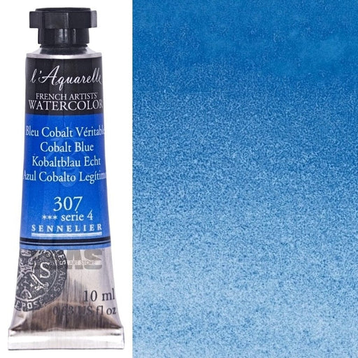 SENNELIER WATERCOLOURS SENNELIER WATERCOLOURS Sennelier Artist Watercolour 307 Cobalt Blue 10ml