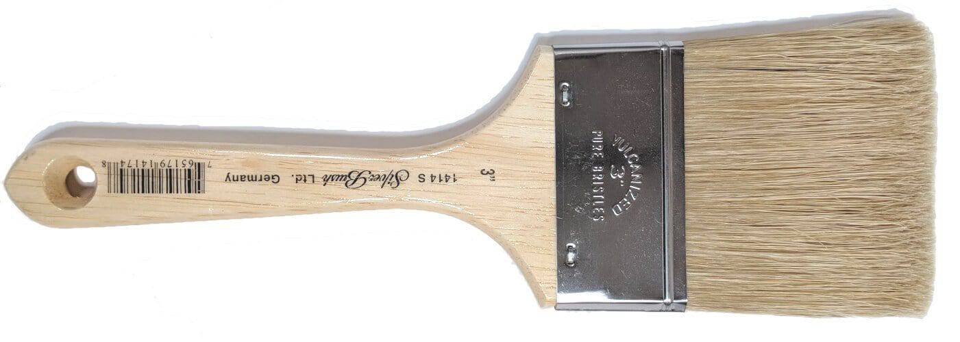 SILVER BRUSH SILVER BRUSH 3’’ Silver Brush 1414S White Bristle Varnish Brush